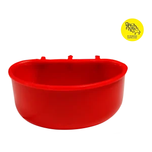 Bebedero comedero media luna para gallo 250 ml - imagen 1