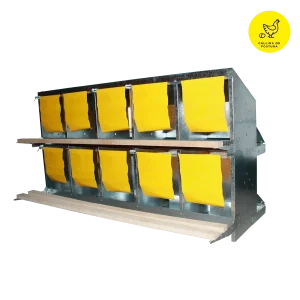 Nidal de 1 a 10 bocas para gallina de postura - imagen 1